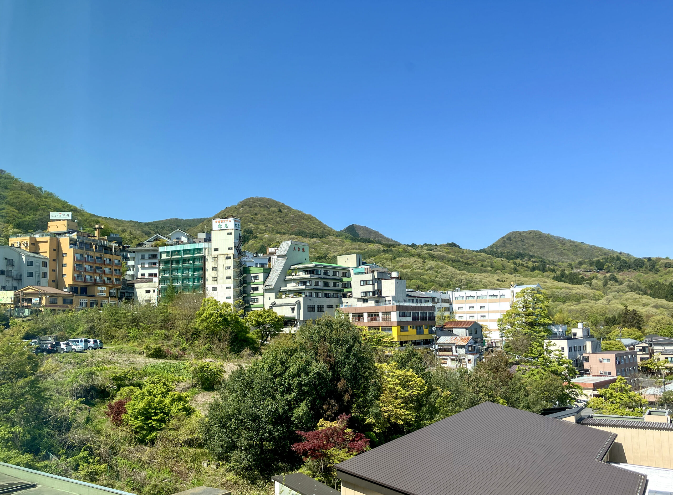 Kajika bridge and onsen area